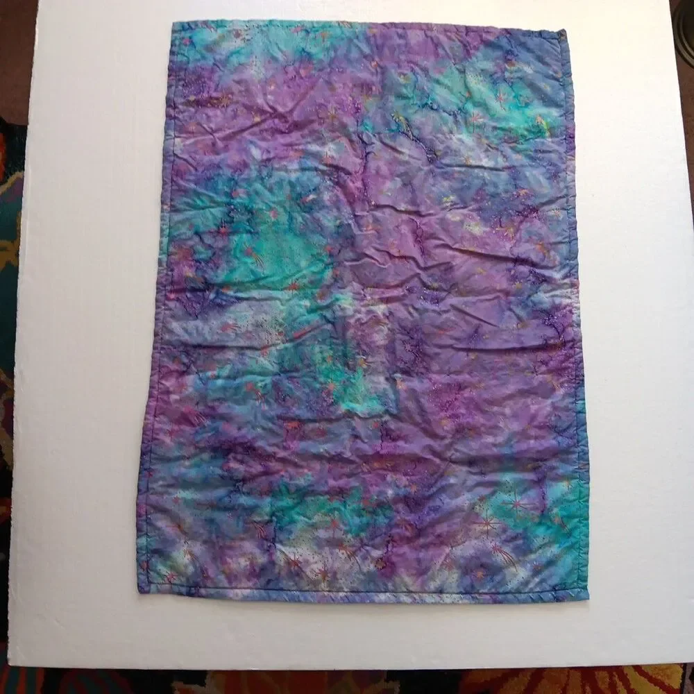 Purple Green Baby Blanket Quilt 27